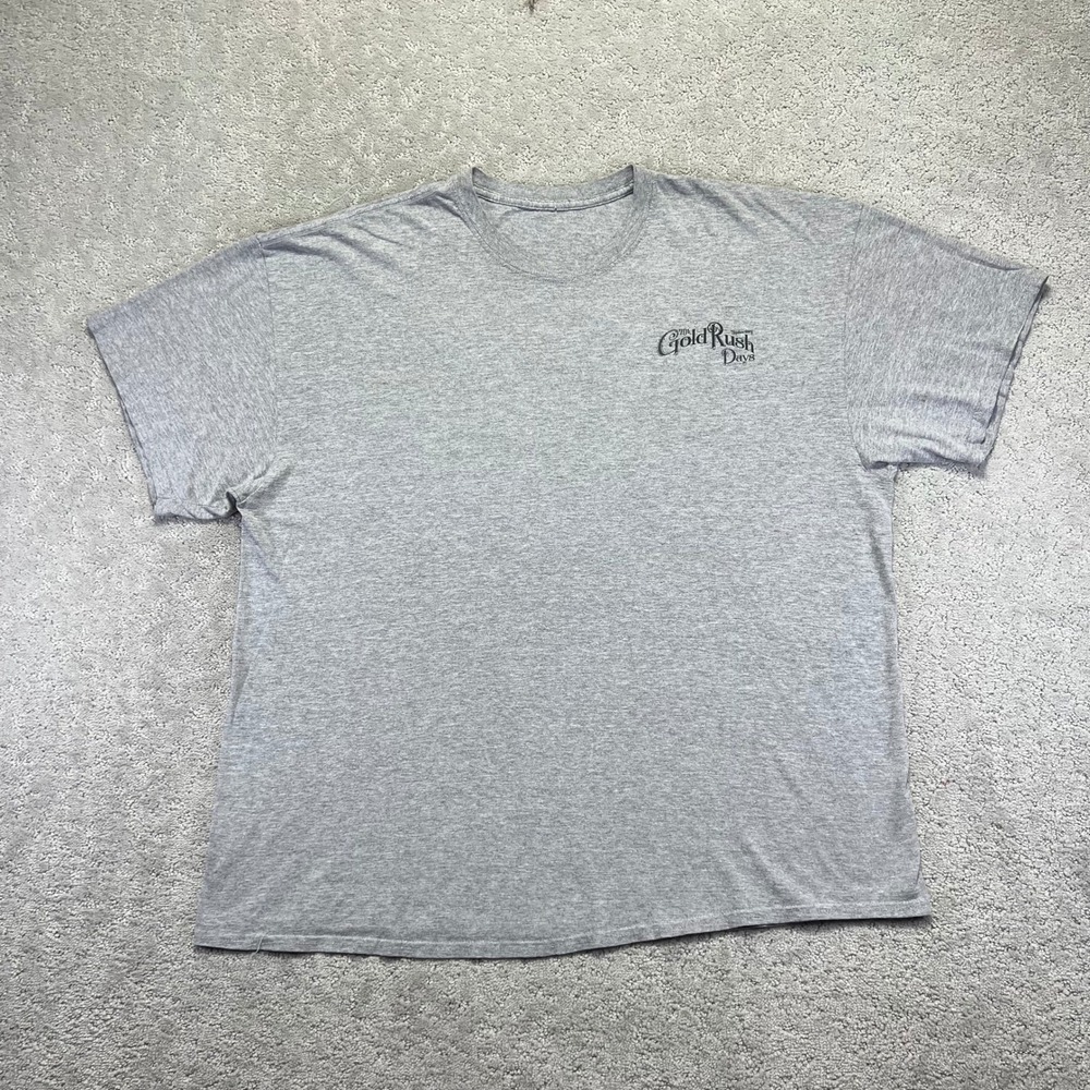 70th Anniversary Gold Rush Days T-Shirt Size XXL Gray Arizona Cowboy Western‎